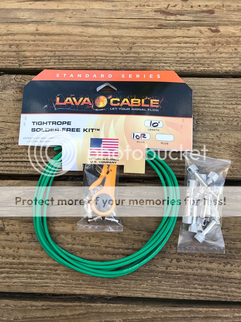 LAVA Cable Tightrope Kit DC Power & Patch 10ft Cable 10x RA 10x ea Plug